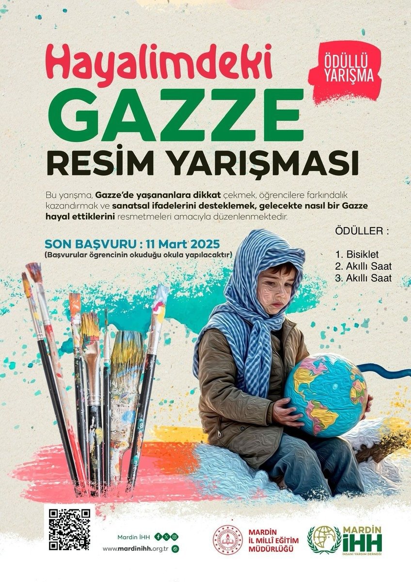 Hayalimdeki Gazze Ödüllü Resim Yarışması