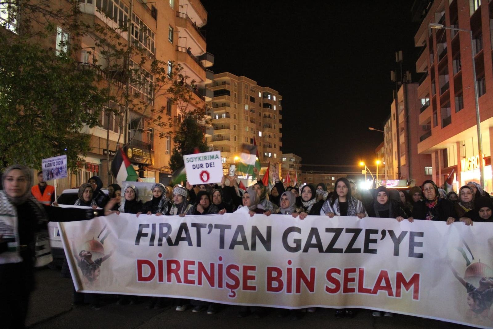 Mardin Gazze İçin Yürüdü